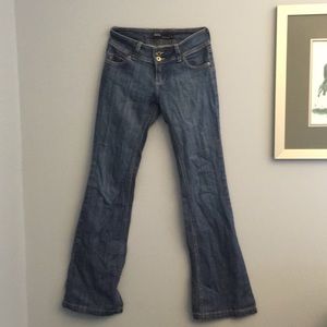 BDG Super Flare blue denim jeans